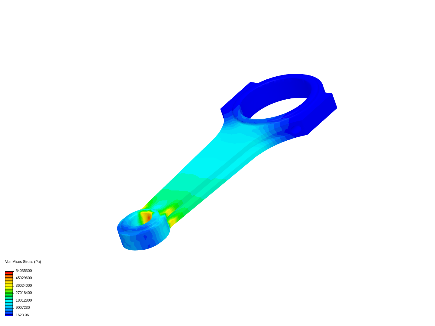 Tutorial 1: Connecting rod stress analysis image