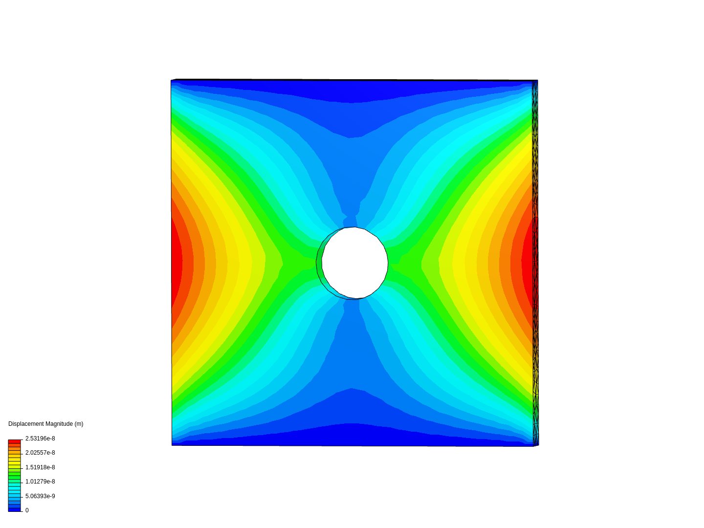 sem lab - plate with hole image