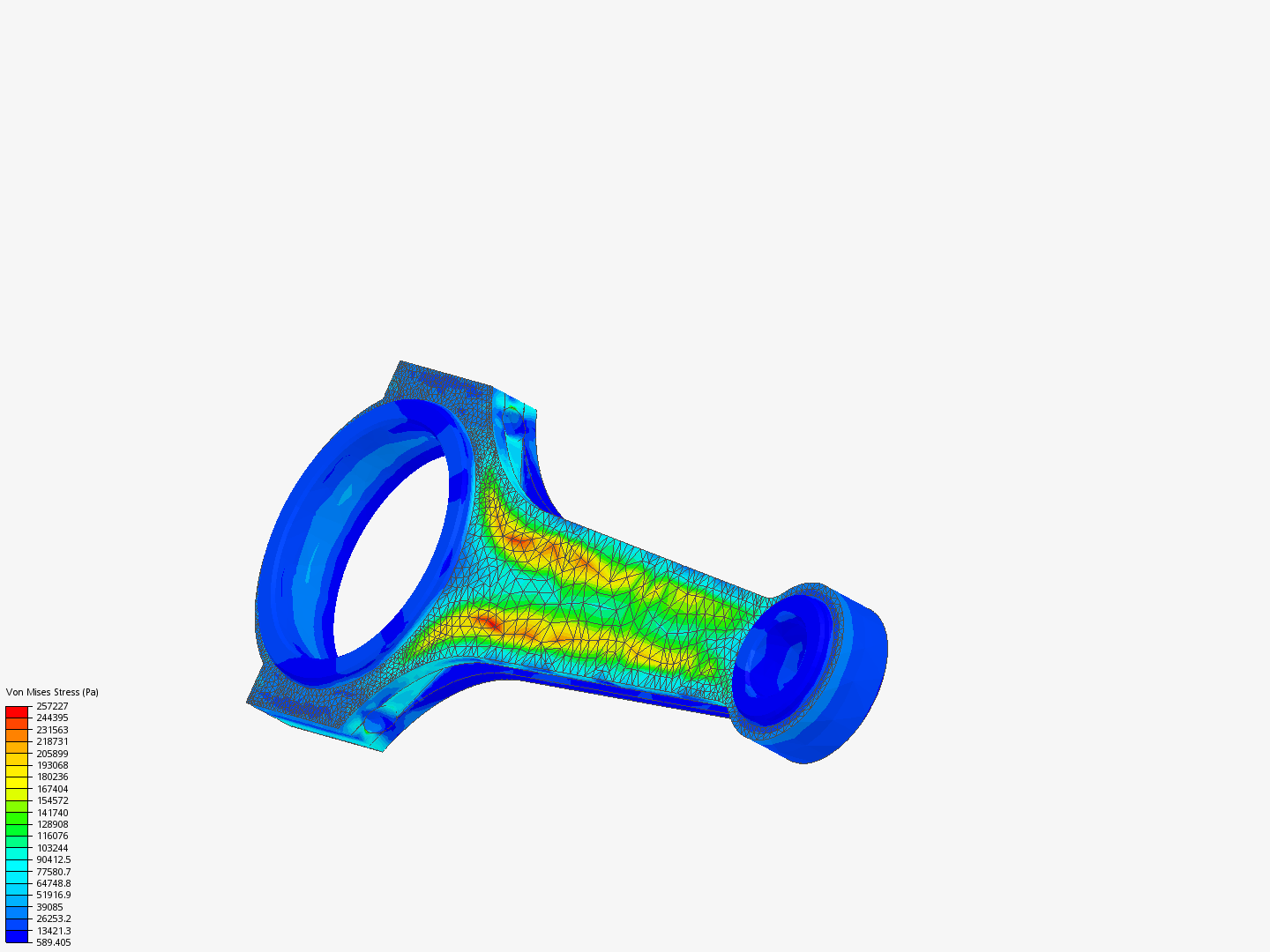 Tutorial 1: Connecting rod stress analysis image