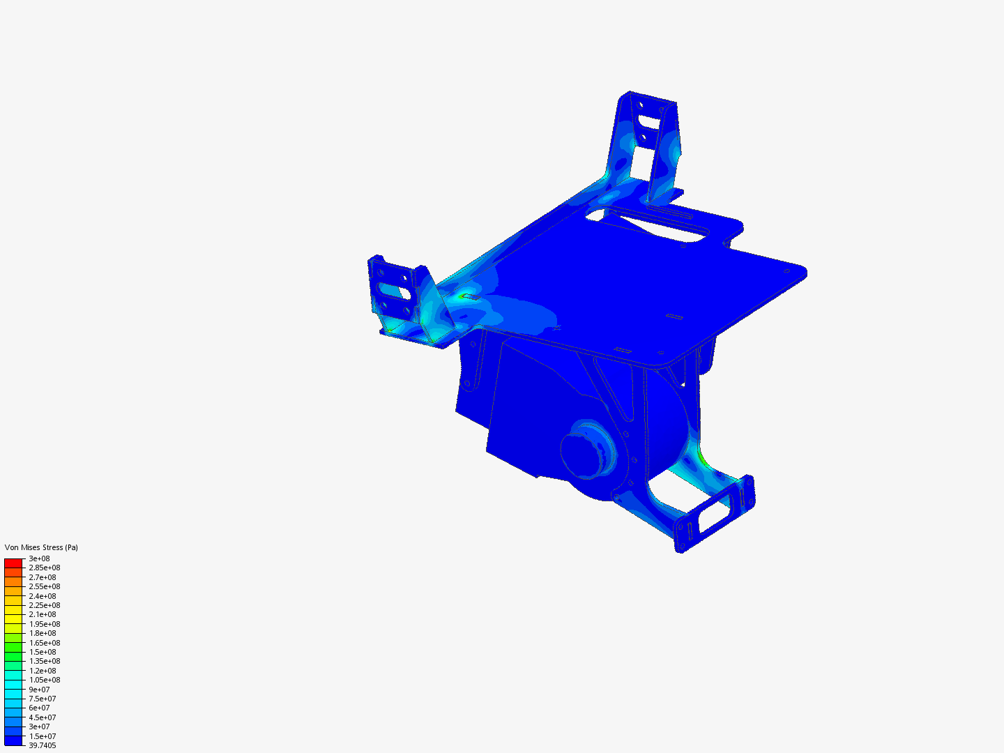 Motor_Bracket-Static Stress-Demo image