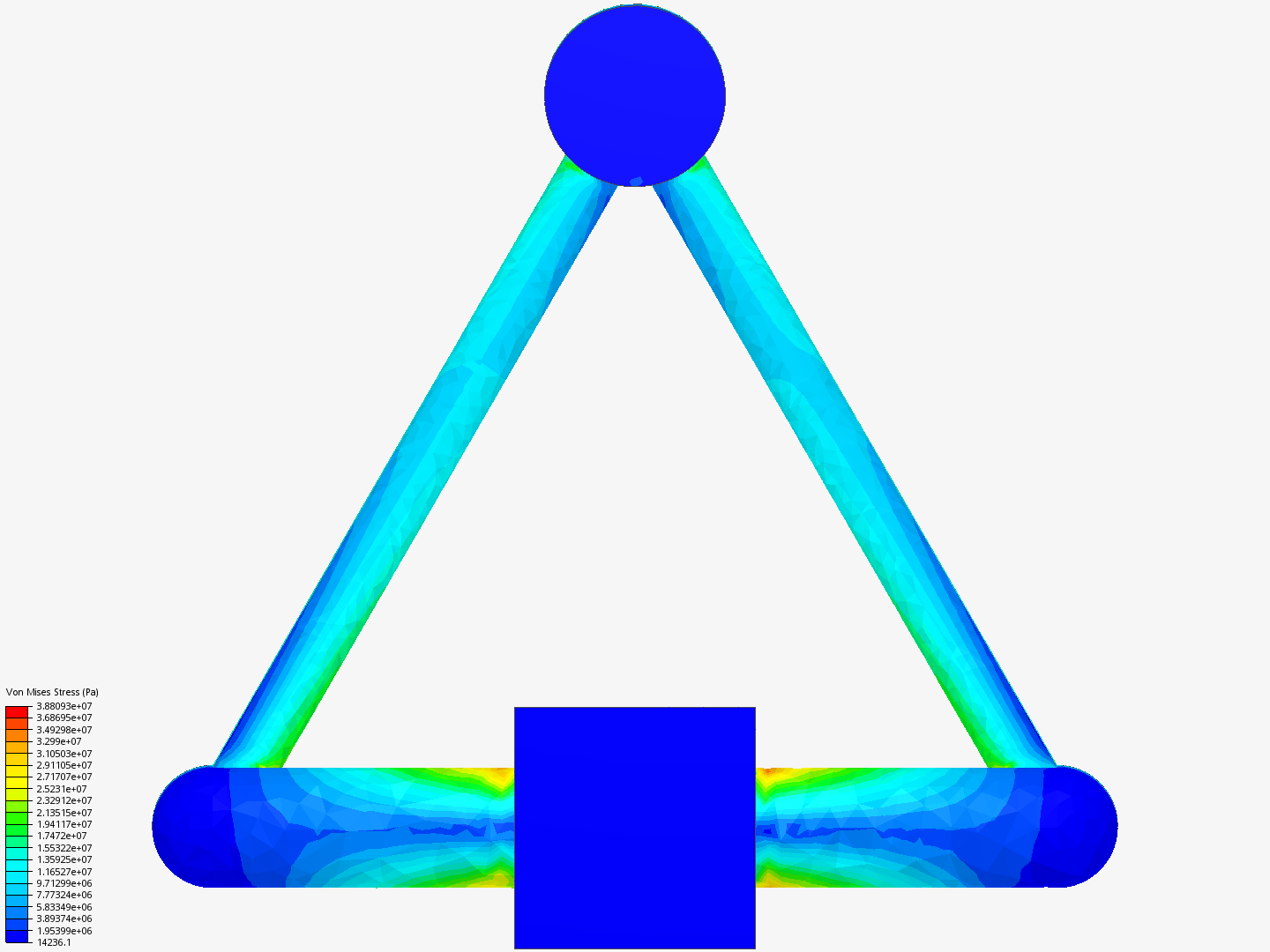 Tutorial - Linear static analysis of a crane image