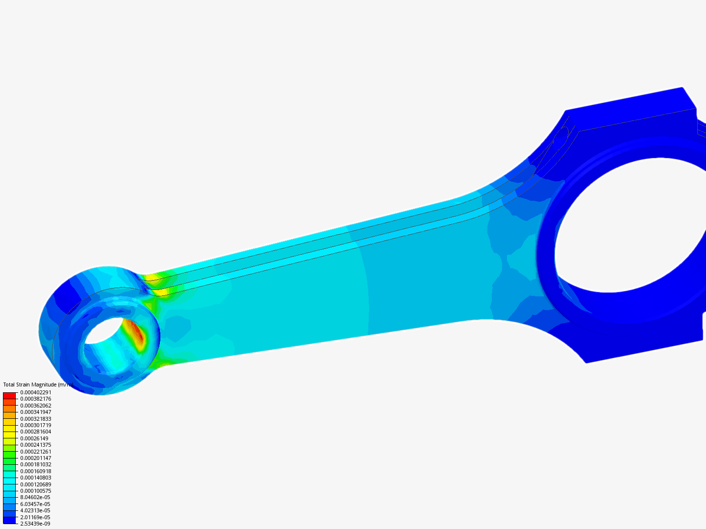 Tutorial 1: Connecting rod stress analysis image