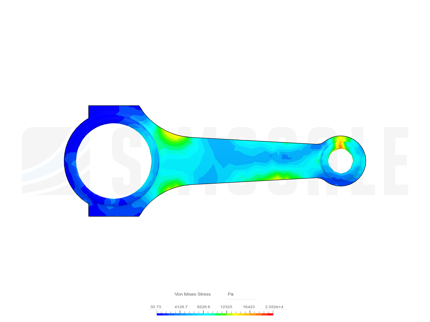 Tutorial 1: Connecting rod stress analysis image