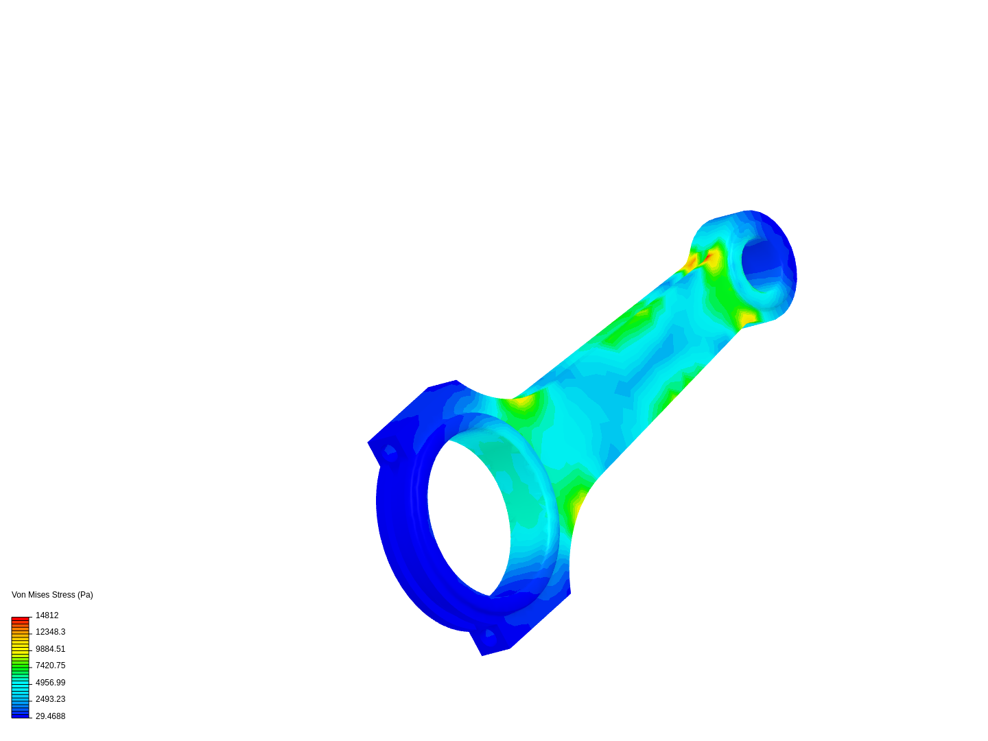 Tutorial 1: Connecting rod stress analysis image