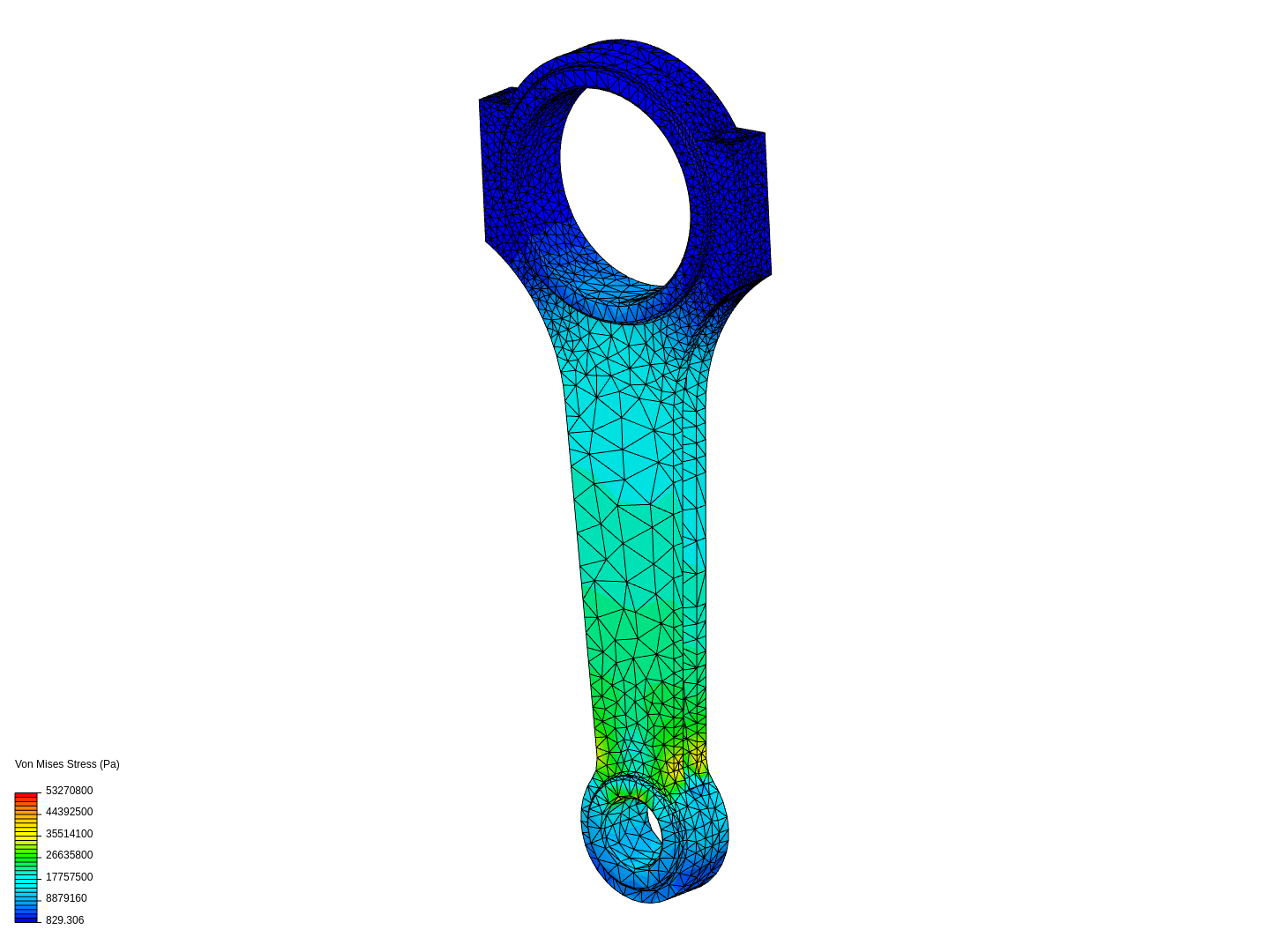 Tutorial 1: Connecting rod stress analysis image