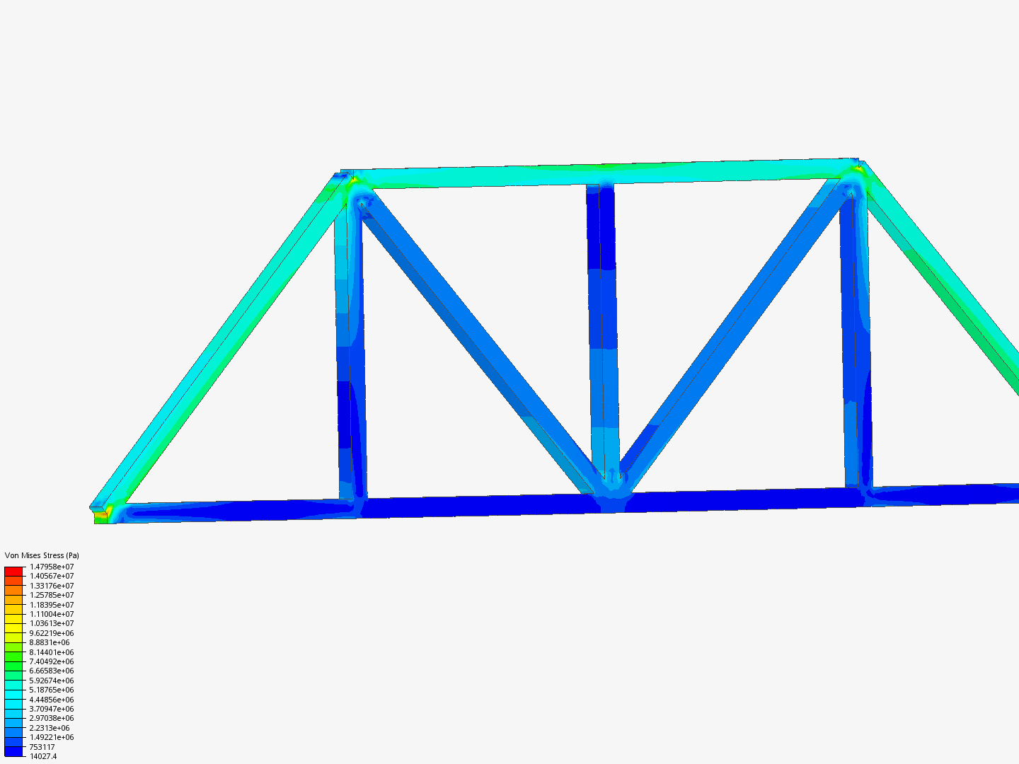 Tutorial - Linear static analysis of a crane image