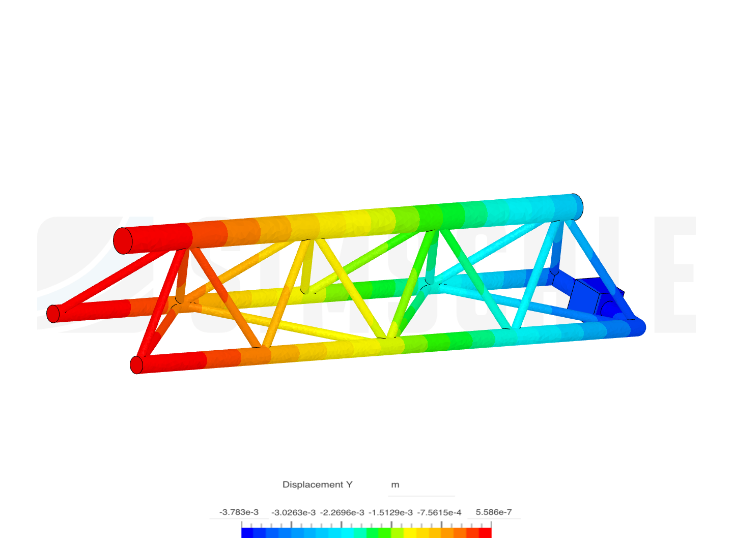 Tutorial - Linear static analysis of a crane image