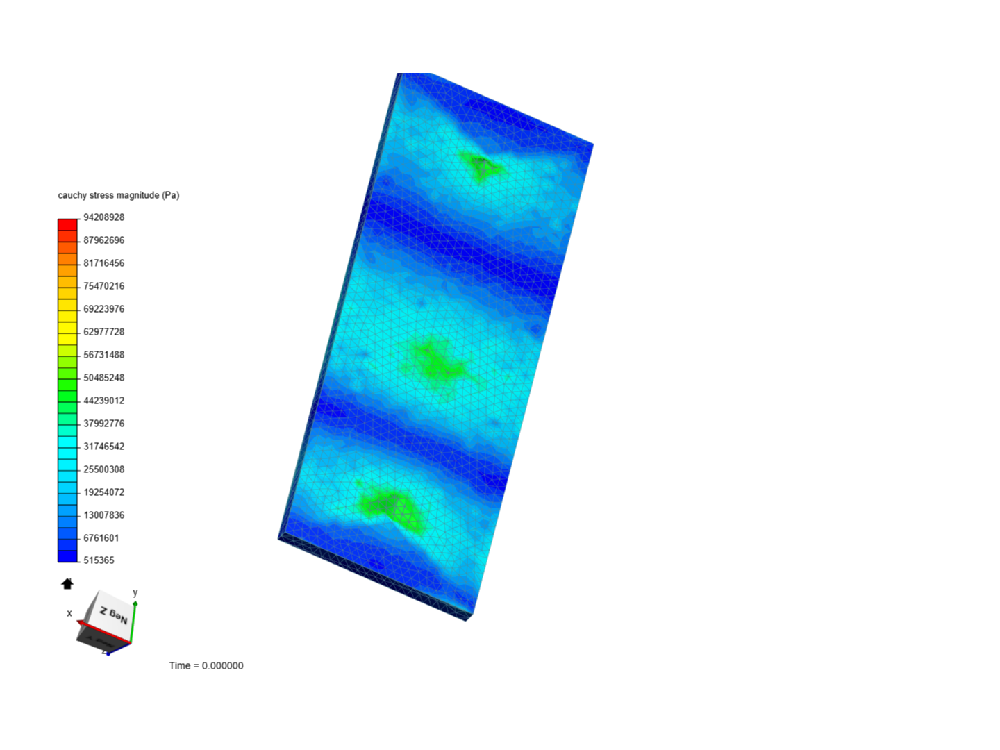 Steel plate pressure test image