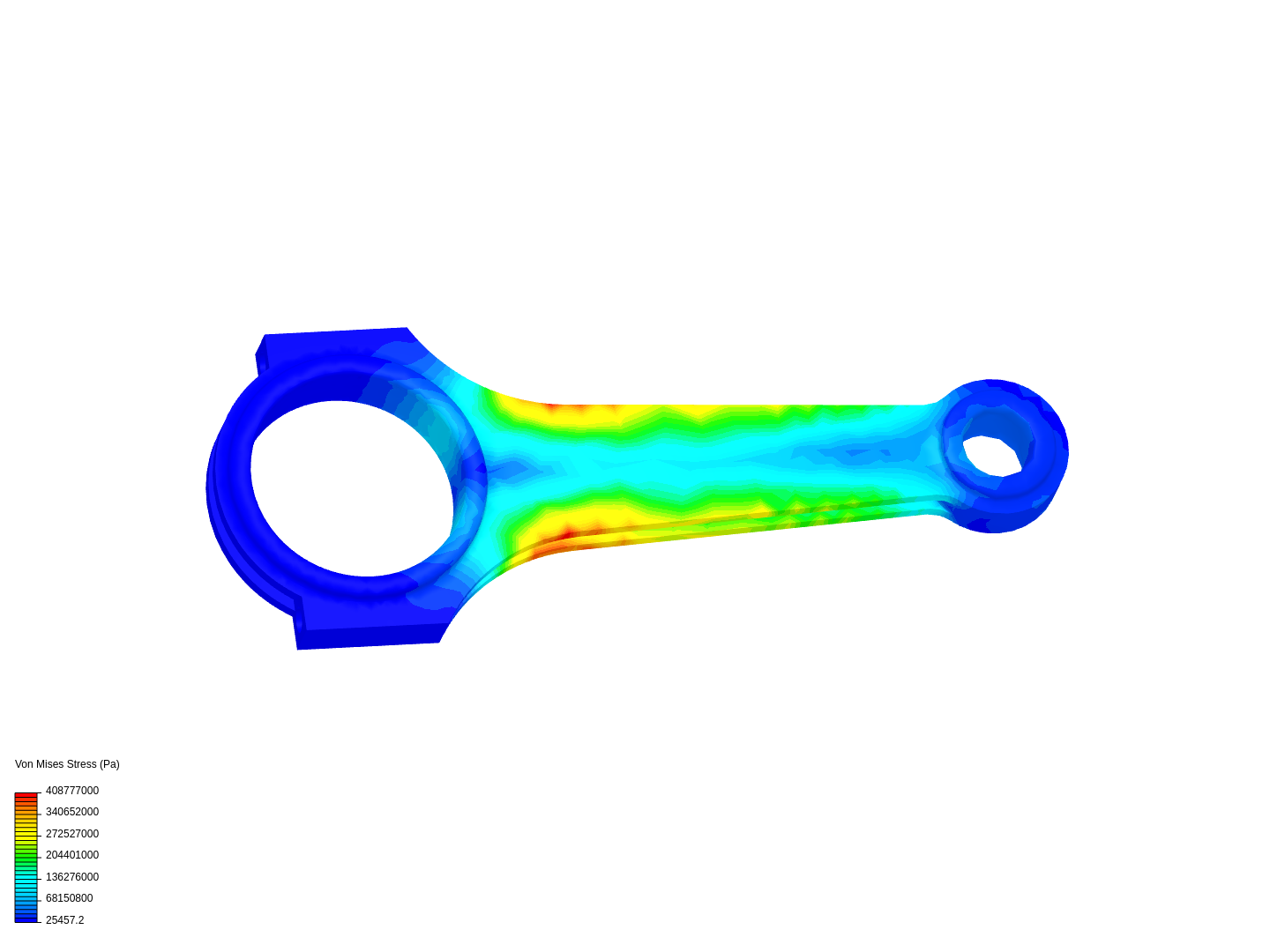 Tutorial 1: Connecting rod stress analysis image