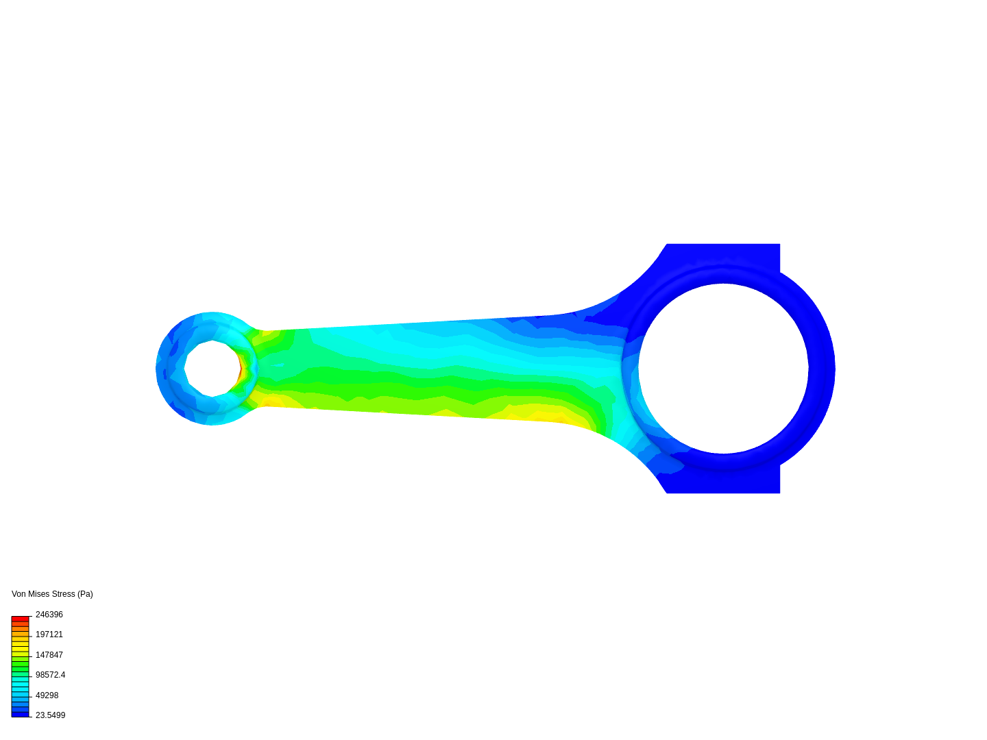 Tutorial 1: Connecting rod stress analysis image