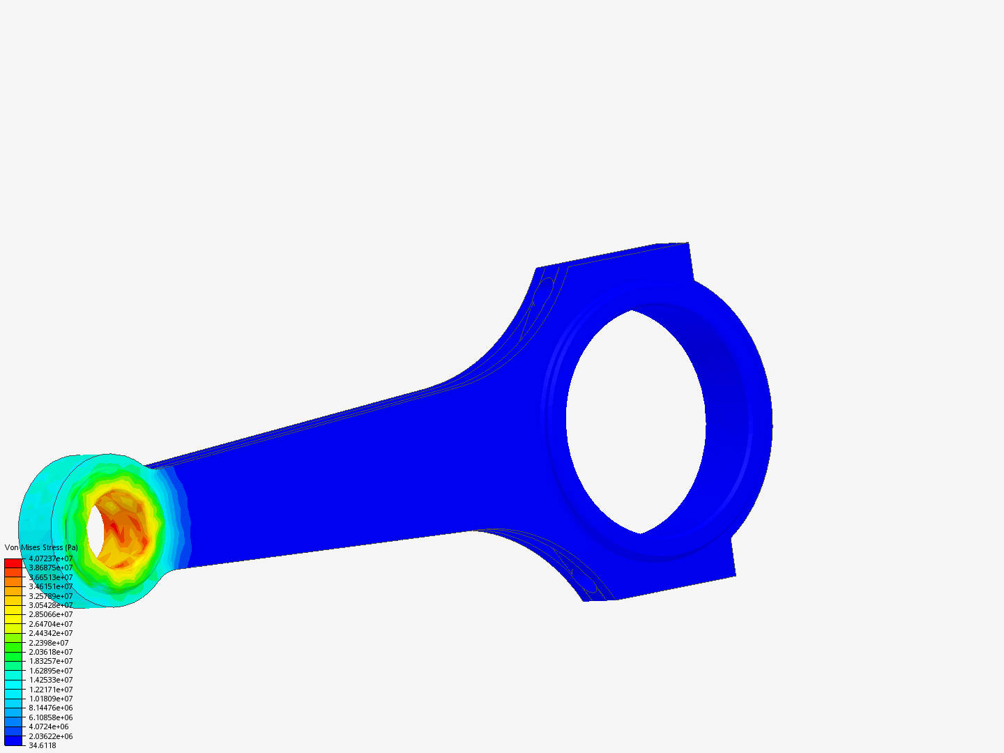 Tutorial 1: Connecting rod stress analysis image