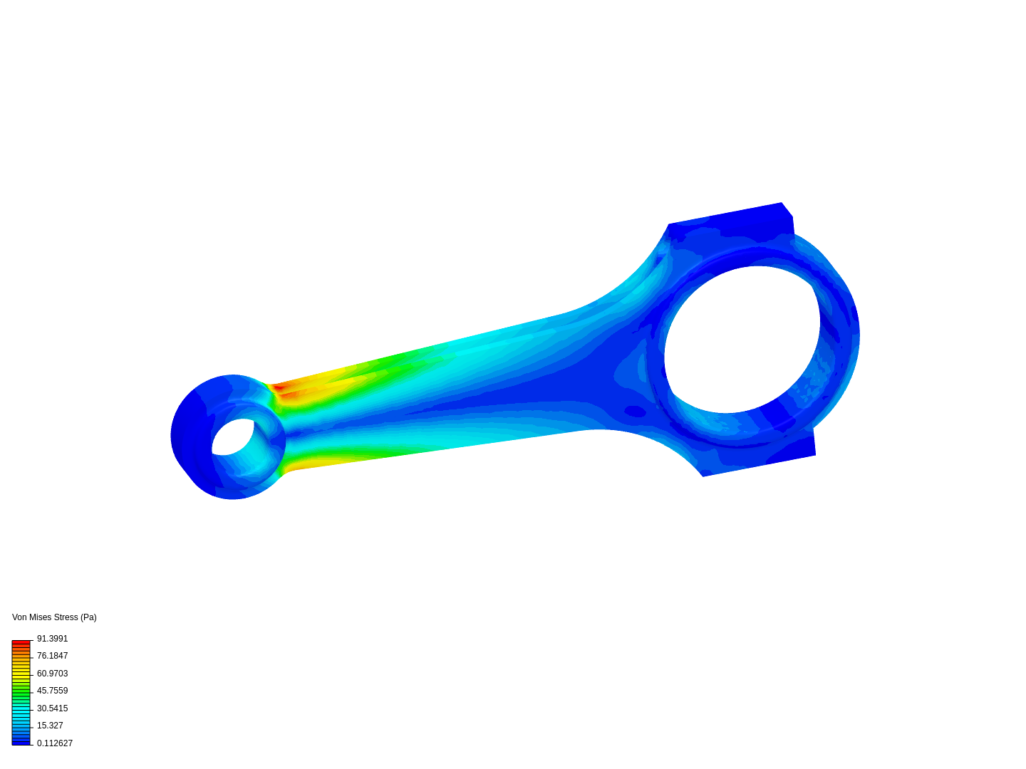 Tutorial 1: Connecting rod stress analysis image