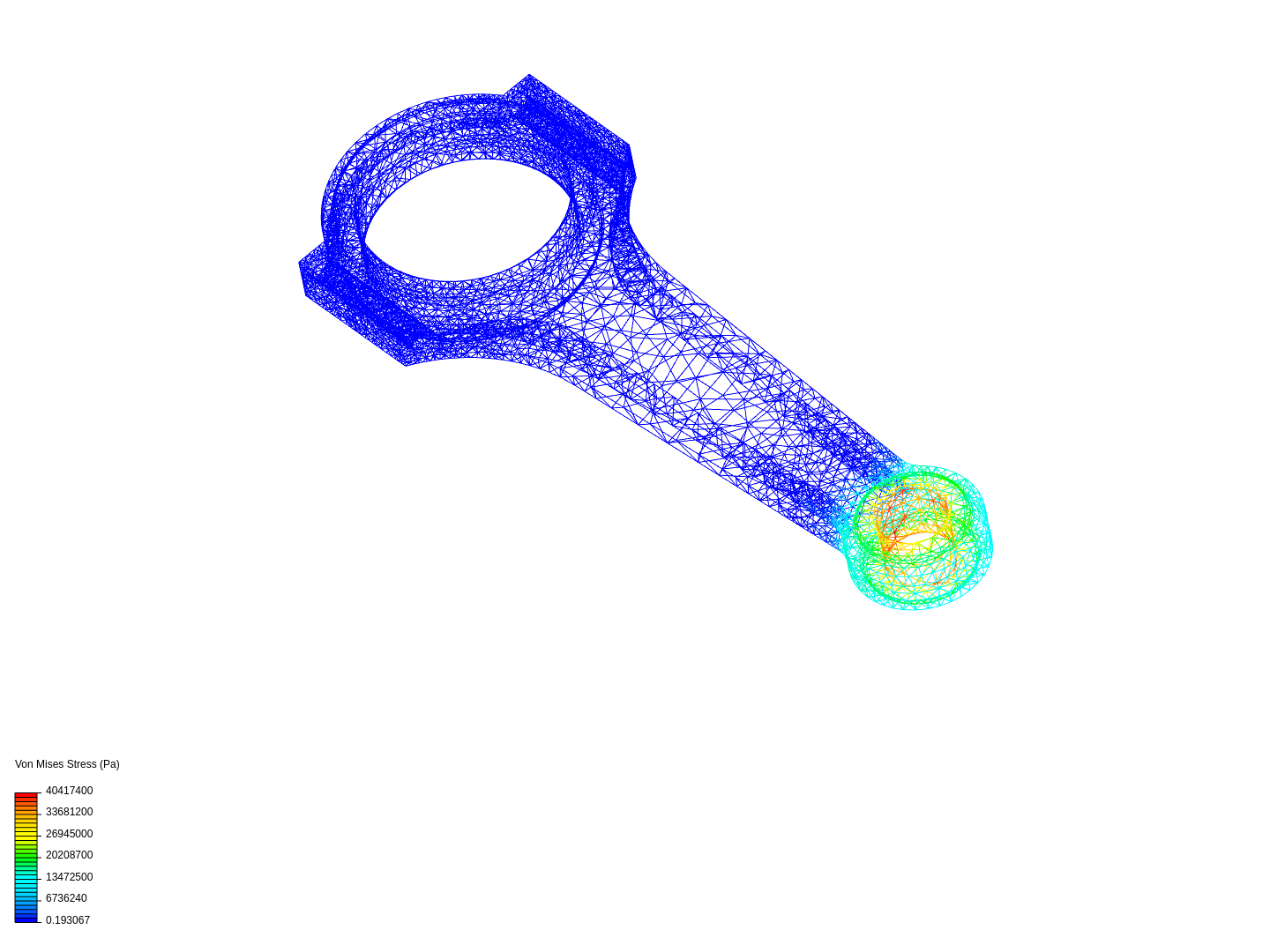 Tutorial 1: Connecting rod stress analysis image