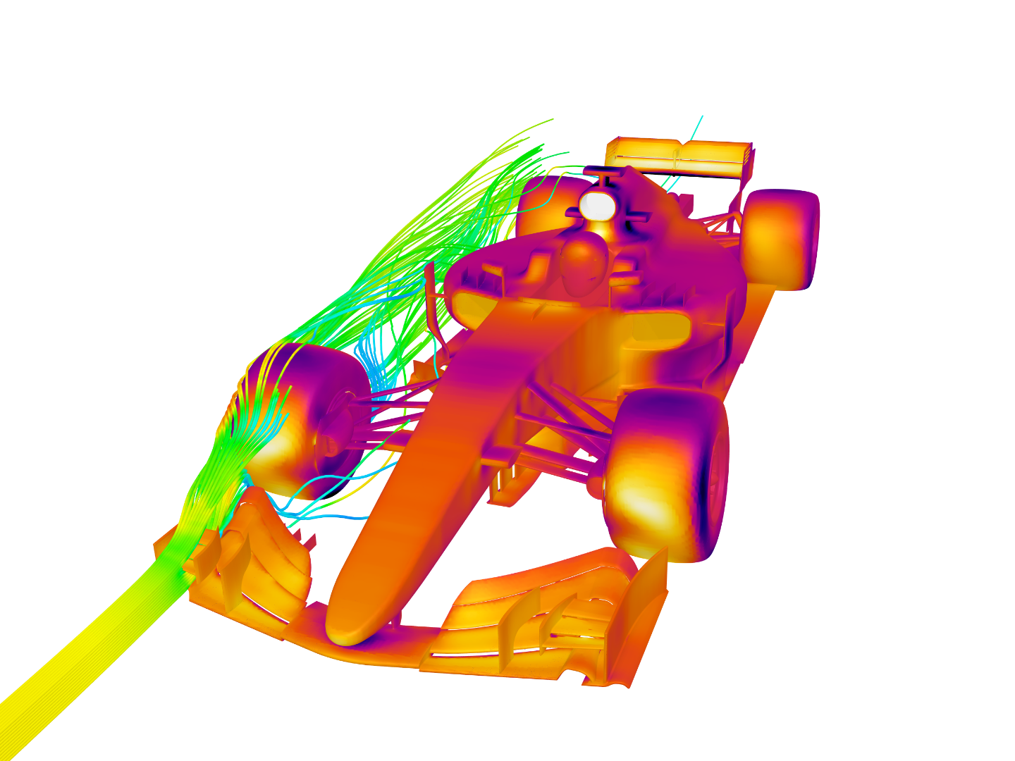 Racing car aerodynamics image