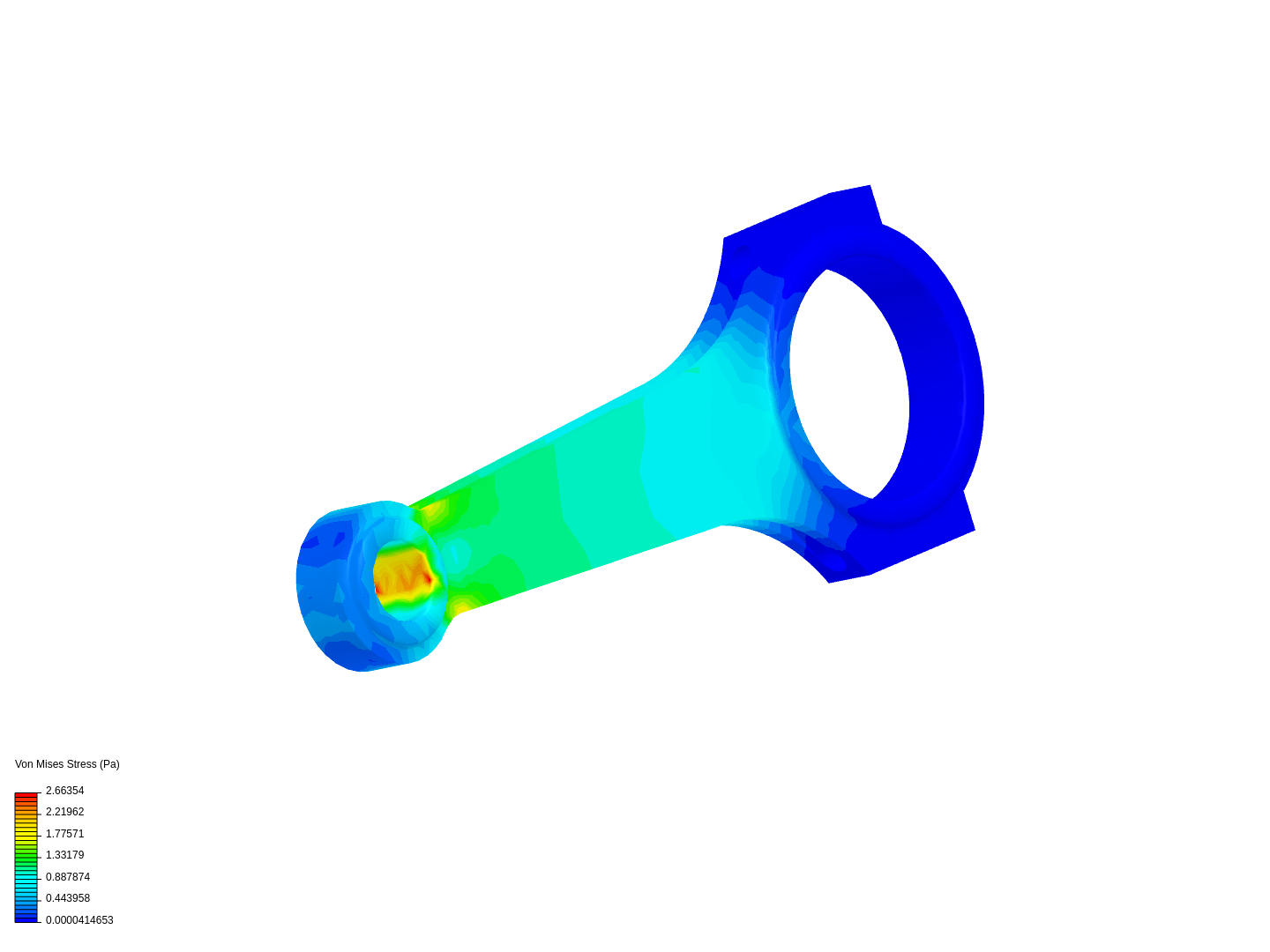 Tutorial 1: Connecting rod stress analysis image