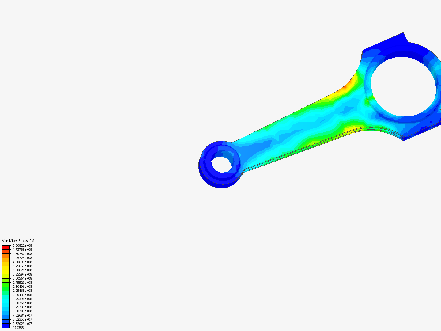 Tutorial 1: Connecting rod stress analysis image