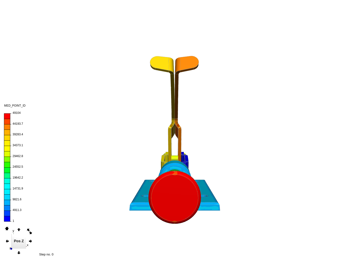 Linear Analysis of a Toggle Clamp  image