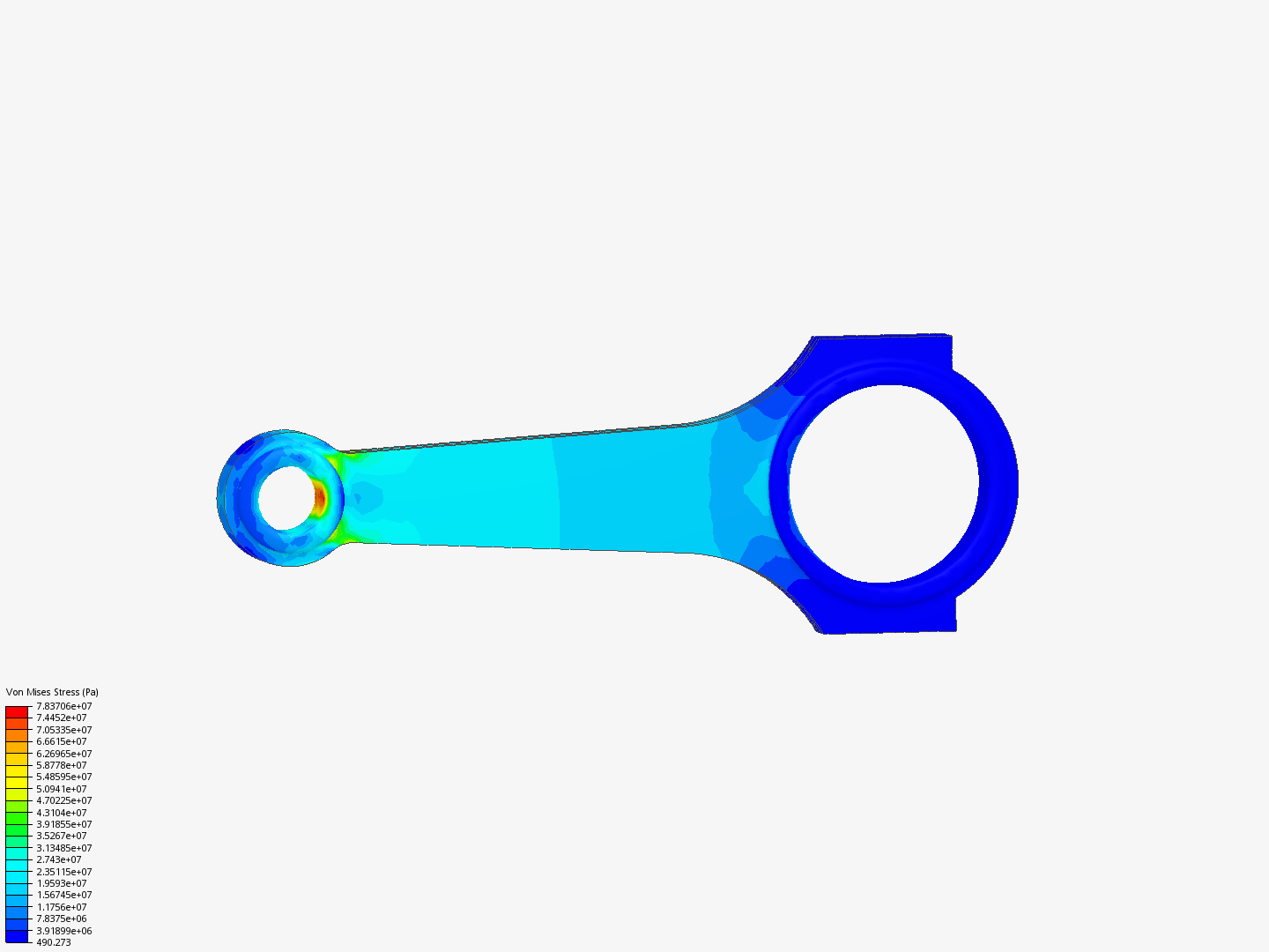 Tutorial 1: Connecting rod stress analysis image