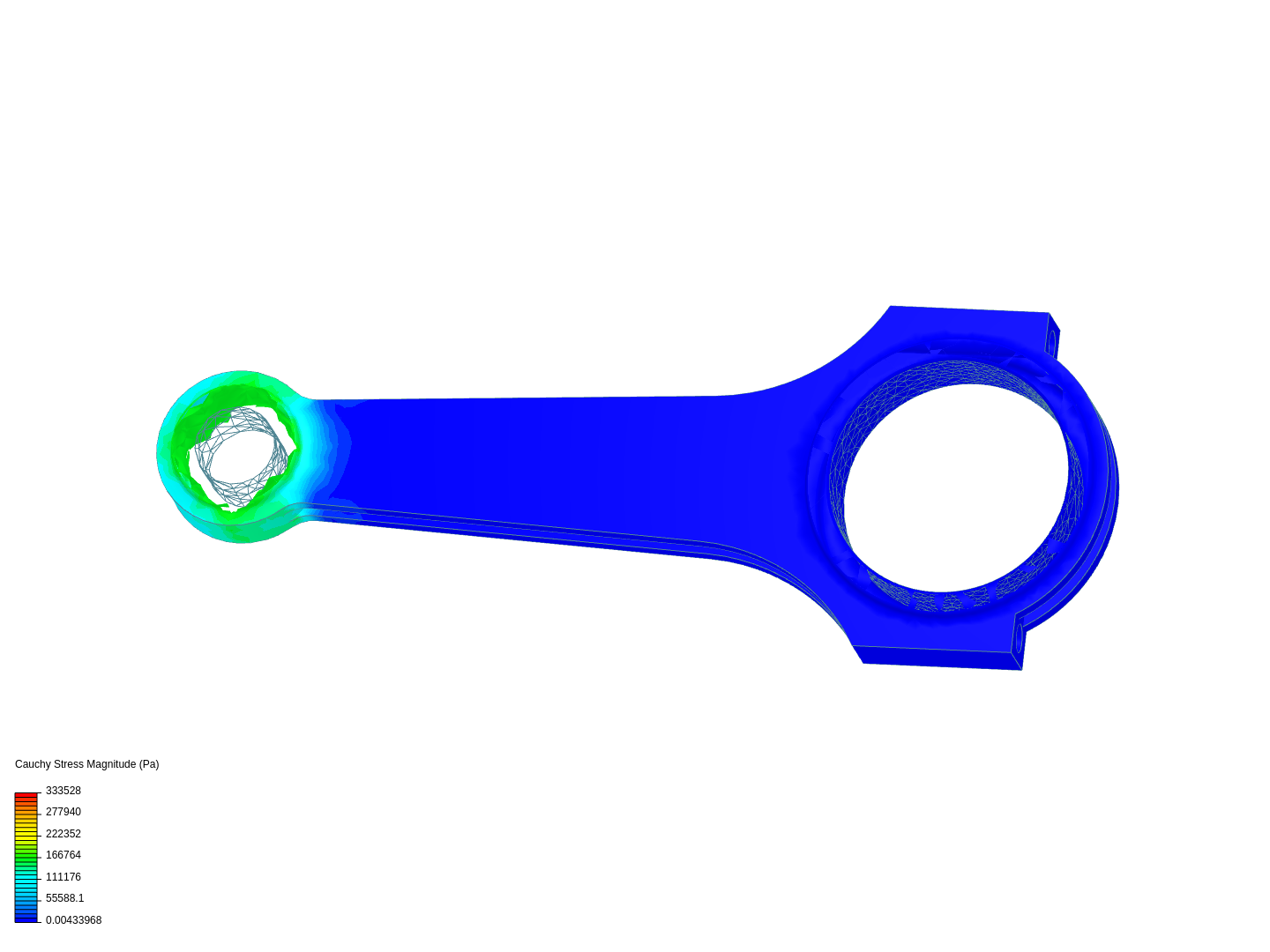 Tutorial 1: Connecting rod stress analysis image