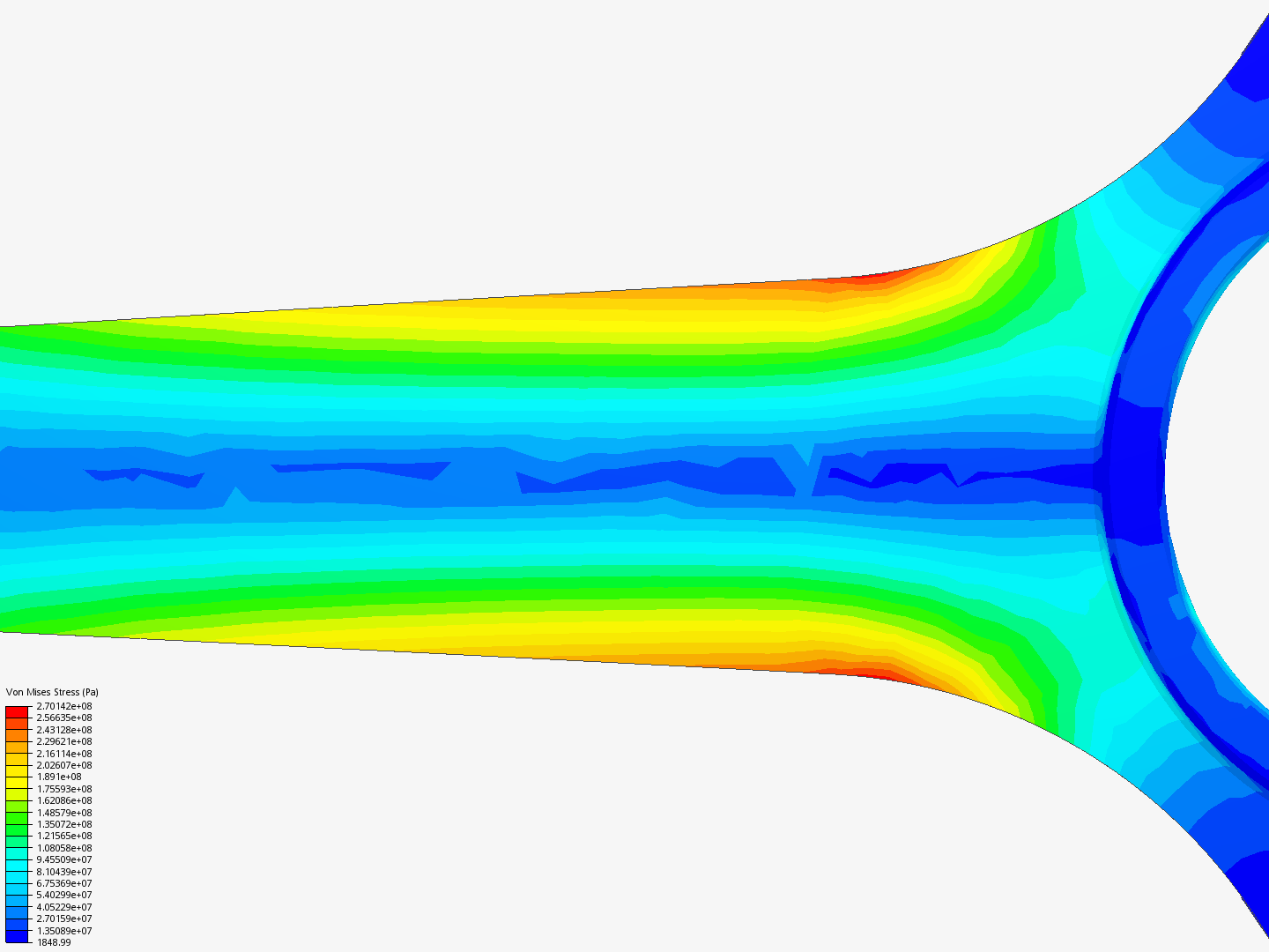 Tutorial 1: Connecting rod stress analysis image