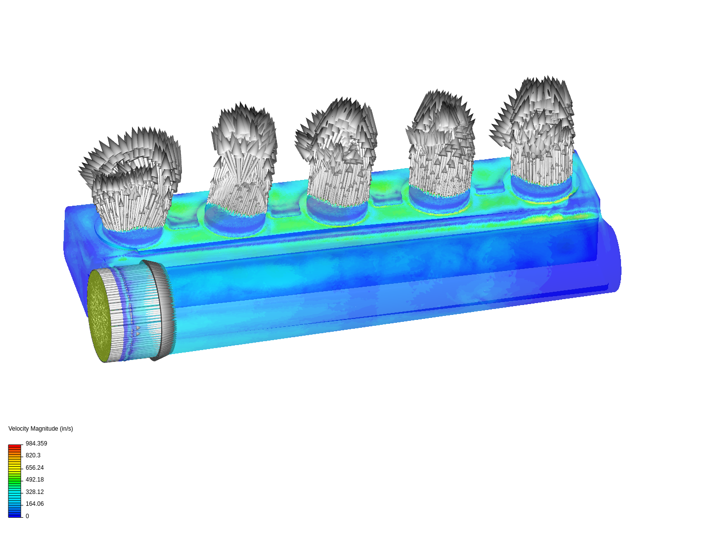 Verstarkt_5Cylinder Stock image