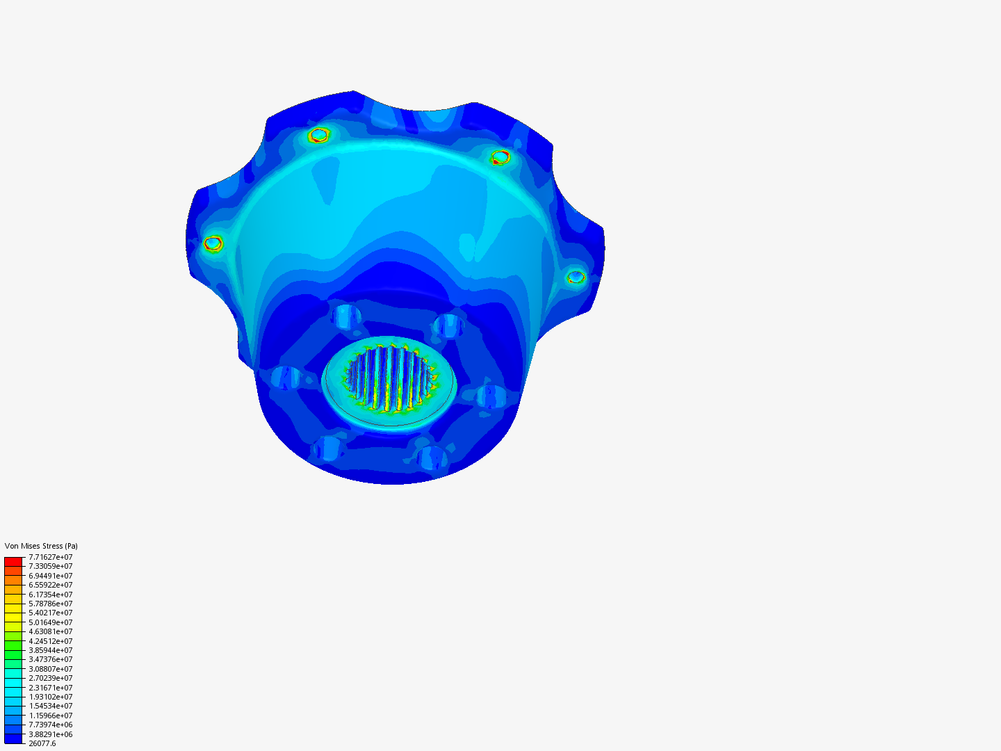 Rear wheel hub image