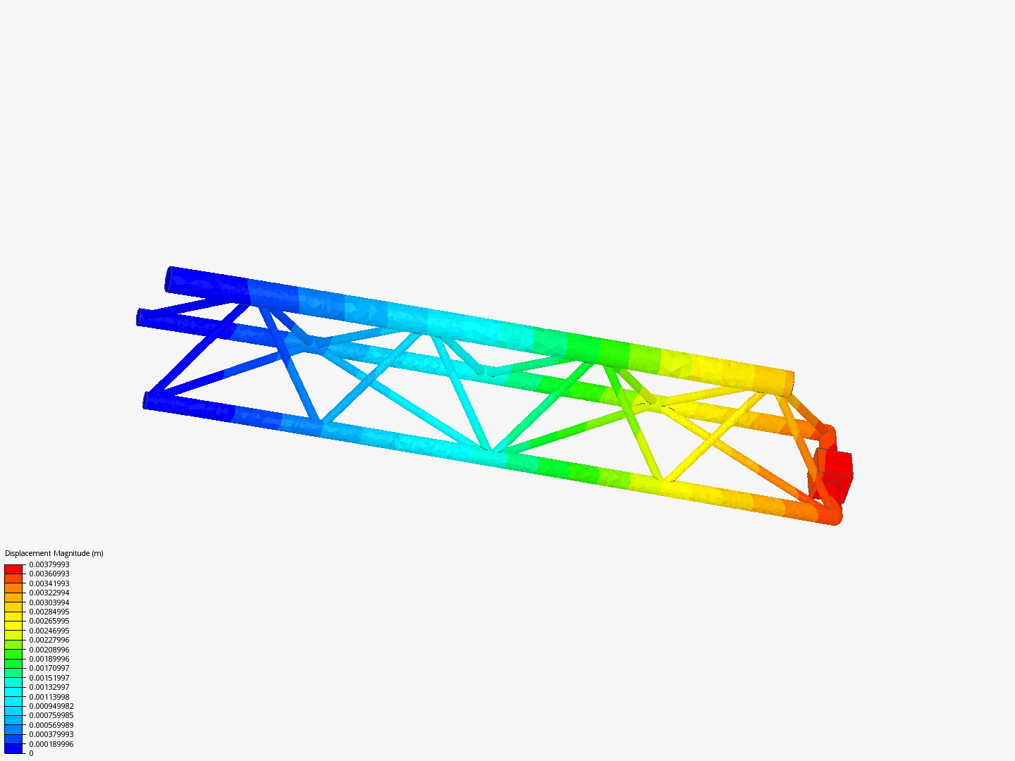 Tutorial - Linear static analysis of a crane image