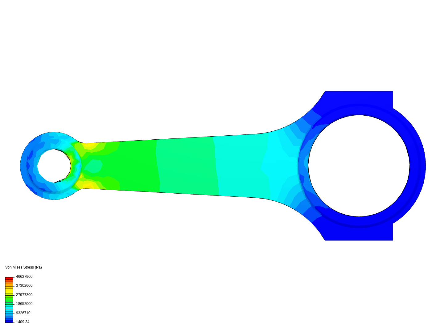 Tutorial 1: Connecting rod stress analysis image