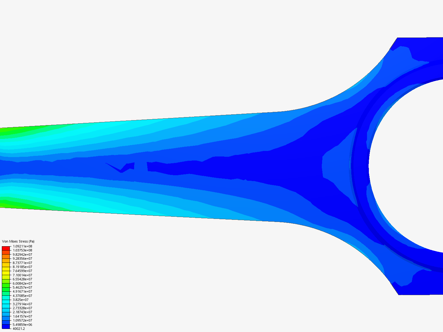 Tutorial 1: Connecting rod stress analysis image