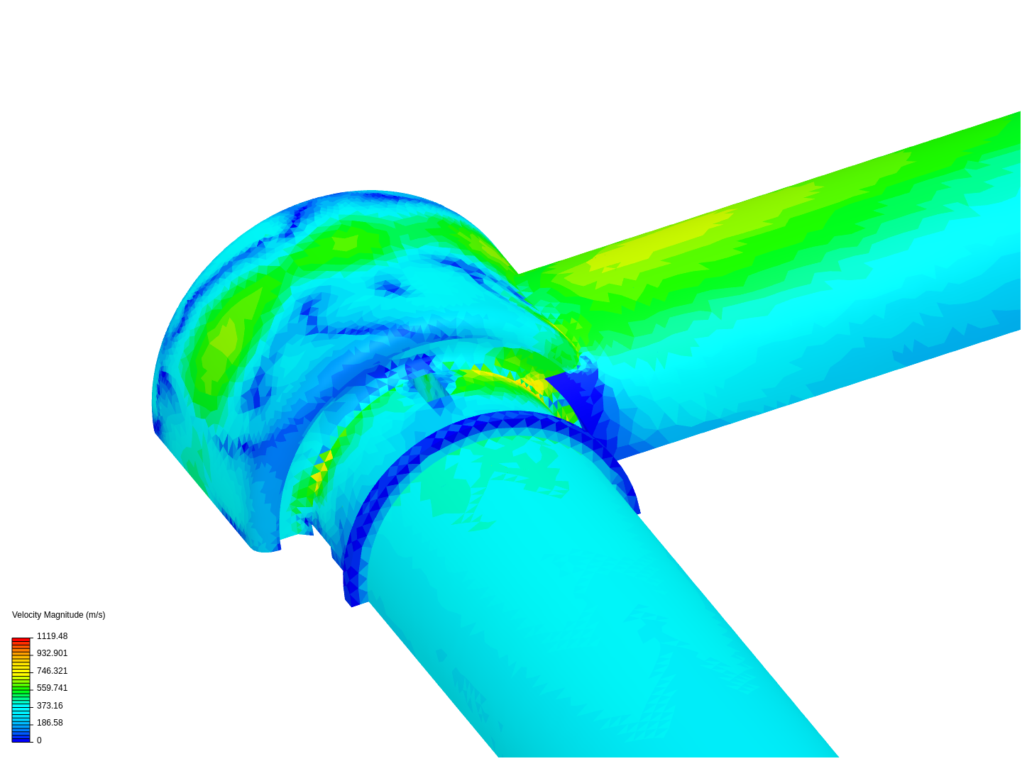 Tutorial: Fluid Flow Through a Valve image