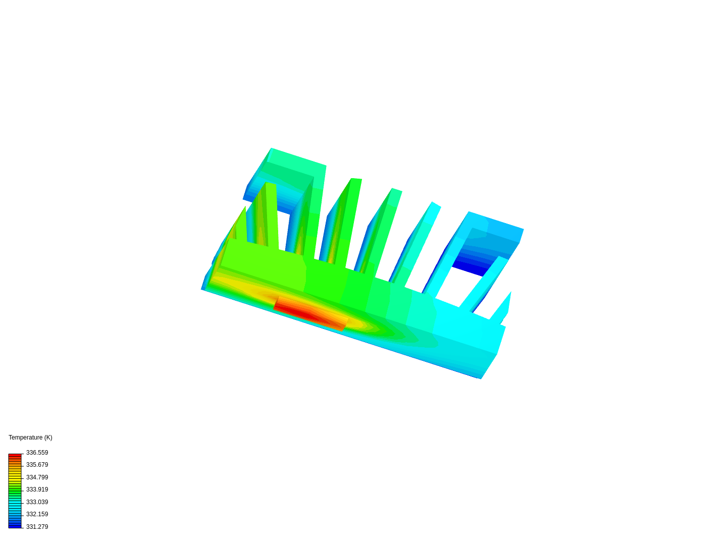 test dissipateur 1 stl Conv 25, temp 28, cond 1e5 image