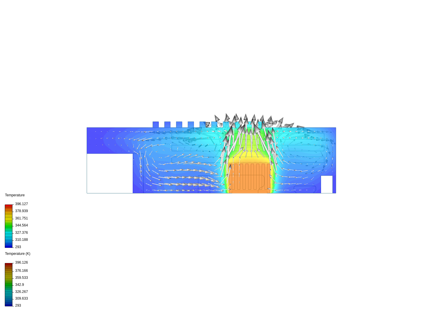 Tutorial - Conjugate Heat Transfer- Cooling of an electronic sink image