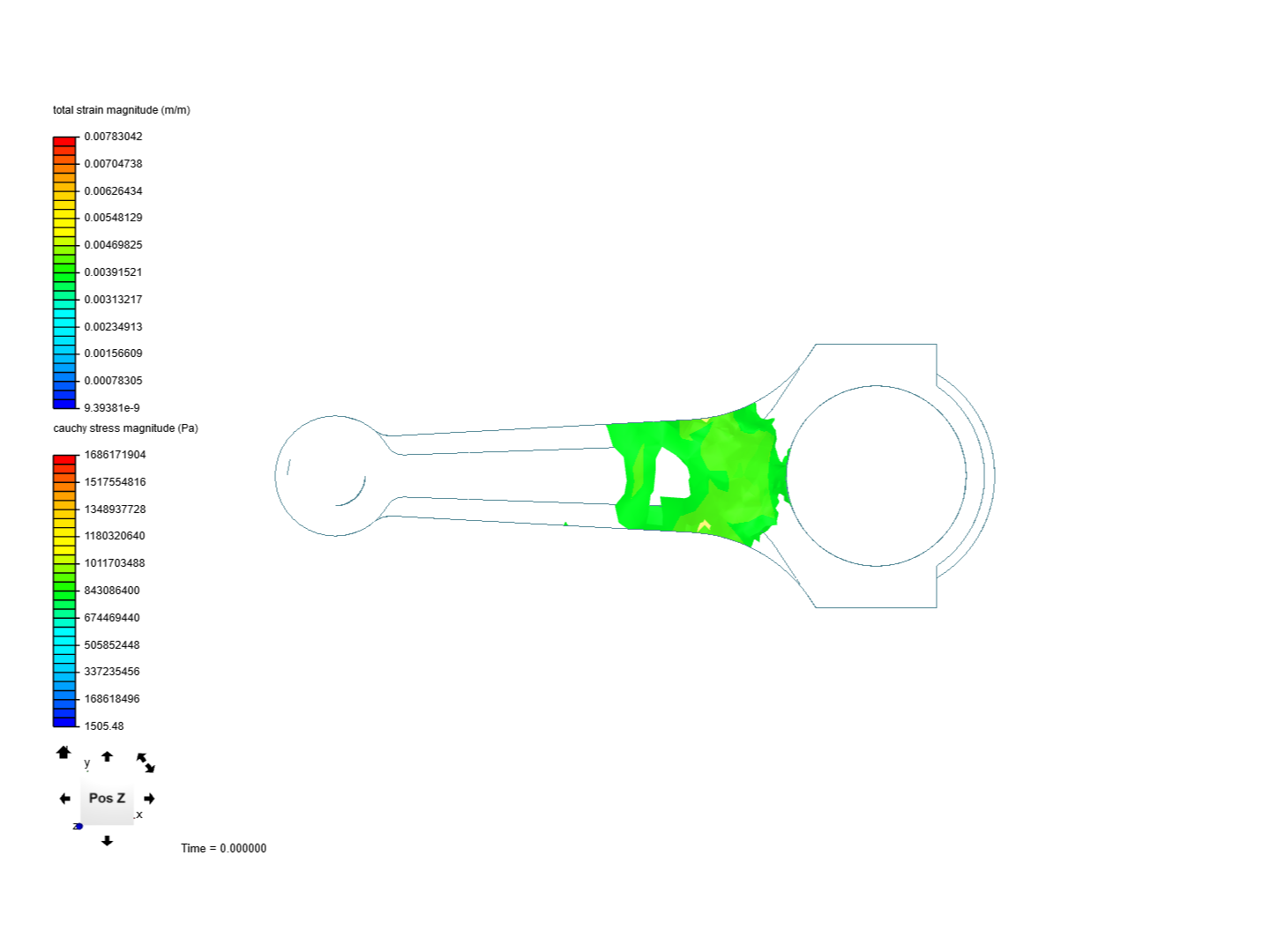 Tutorial 1: Connecting rod stress analysis image