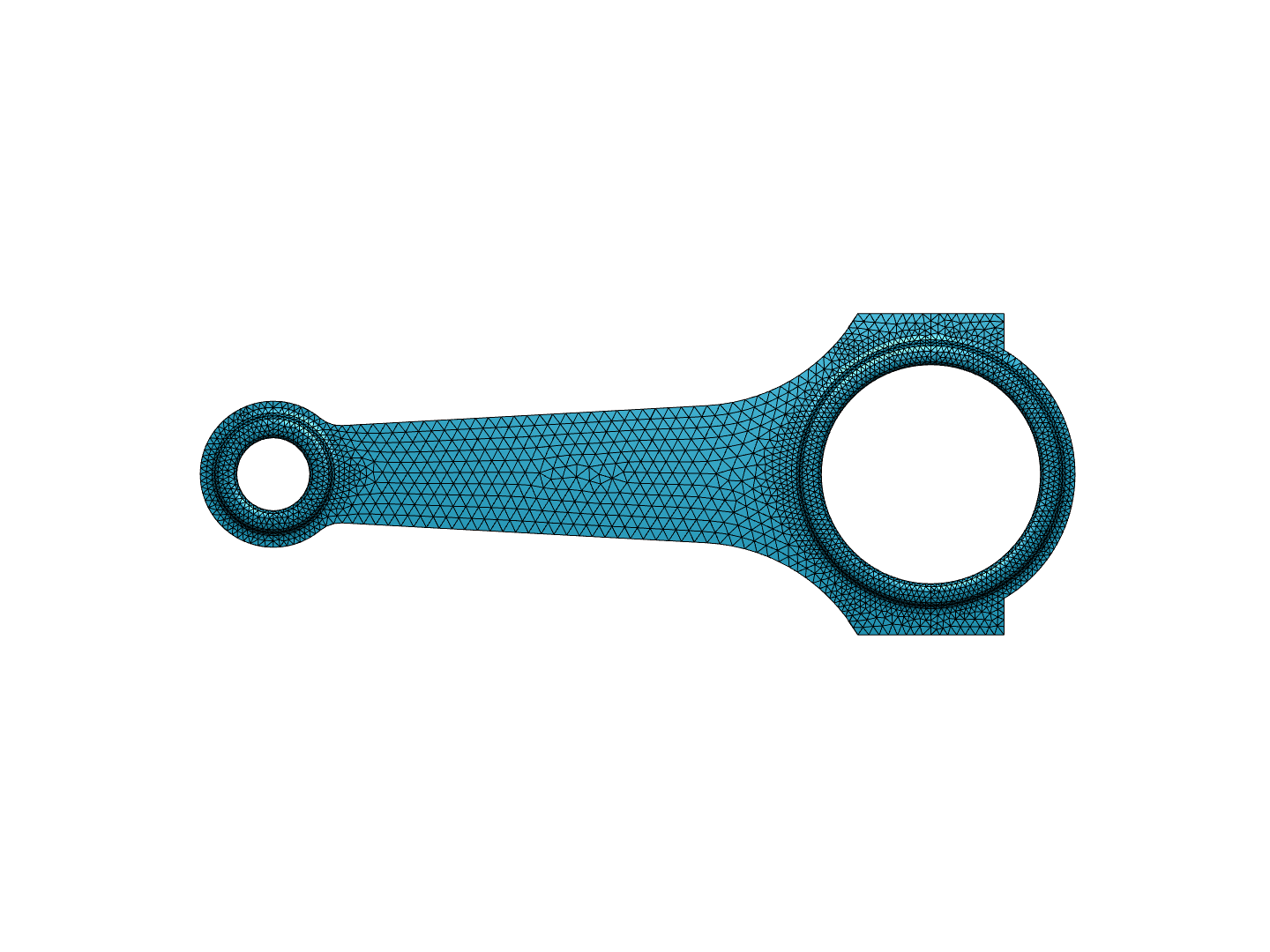 Tutorial 1: Connecting rod stress analysis image