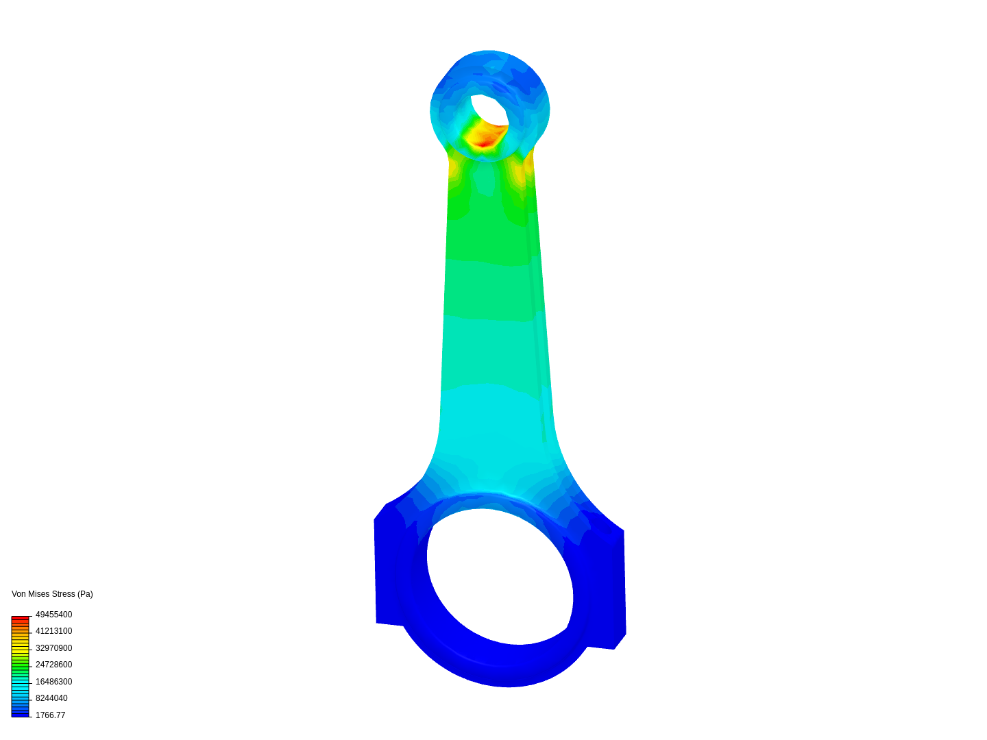 Tutorial 1: Connecting rod stress analysis image