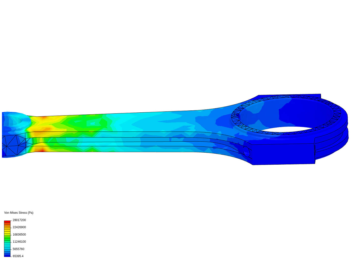 Tutorial 1: Connecting rod stress analysis image