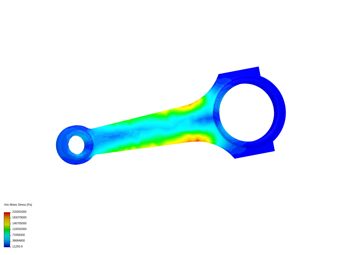 Tutorial 1: Connecting rod stress analysis image