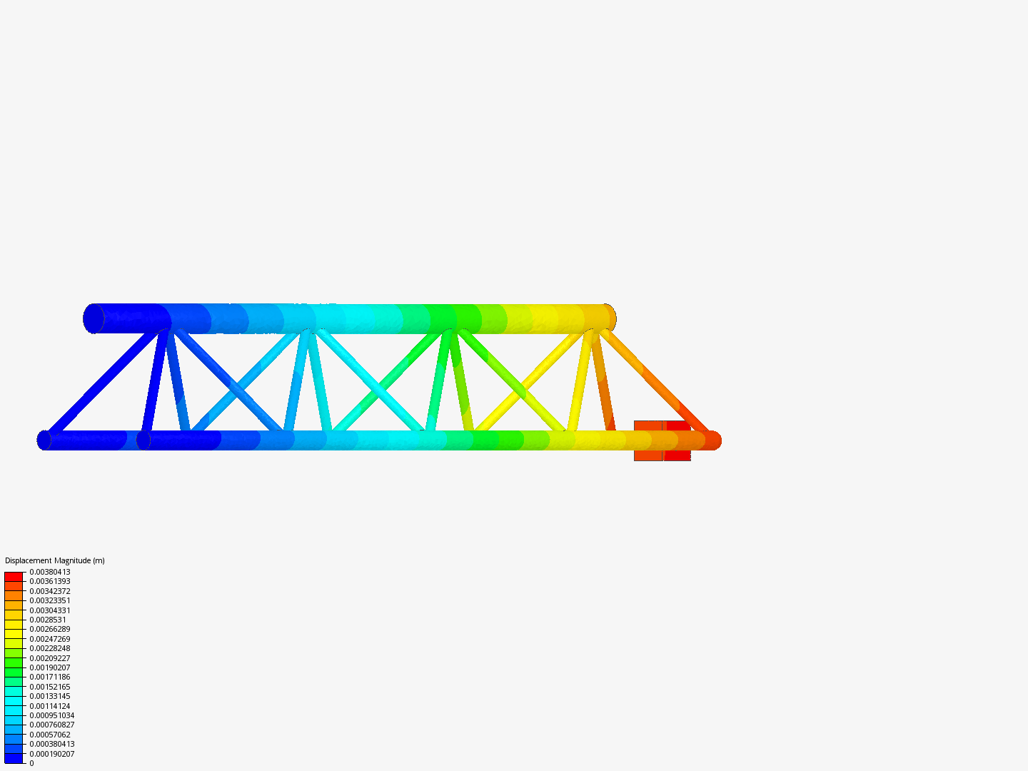 Tutorial - Linear static analysis of a crane image