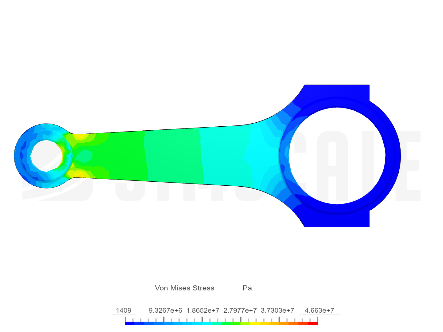 Tutorial 1: Connecting rod stress analysis image