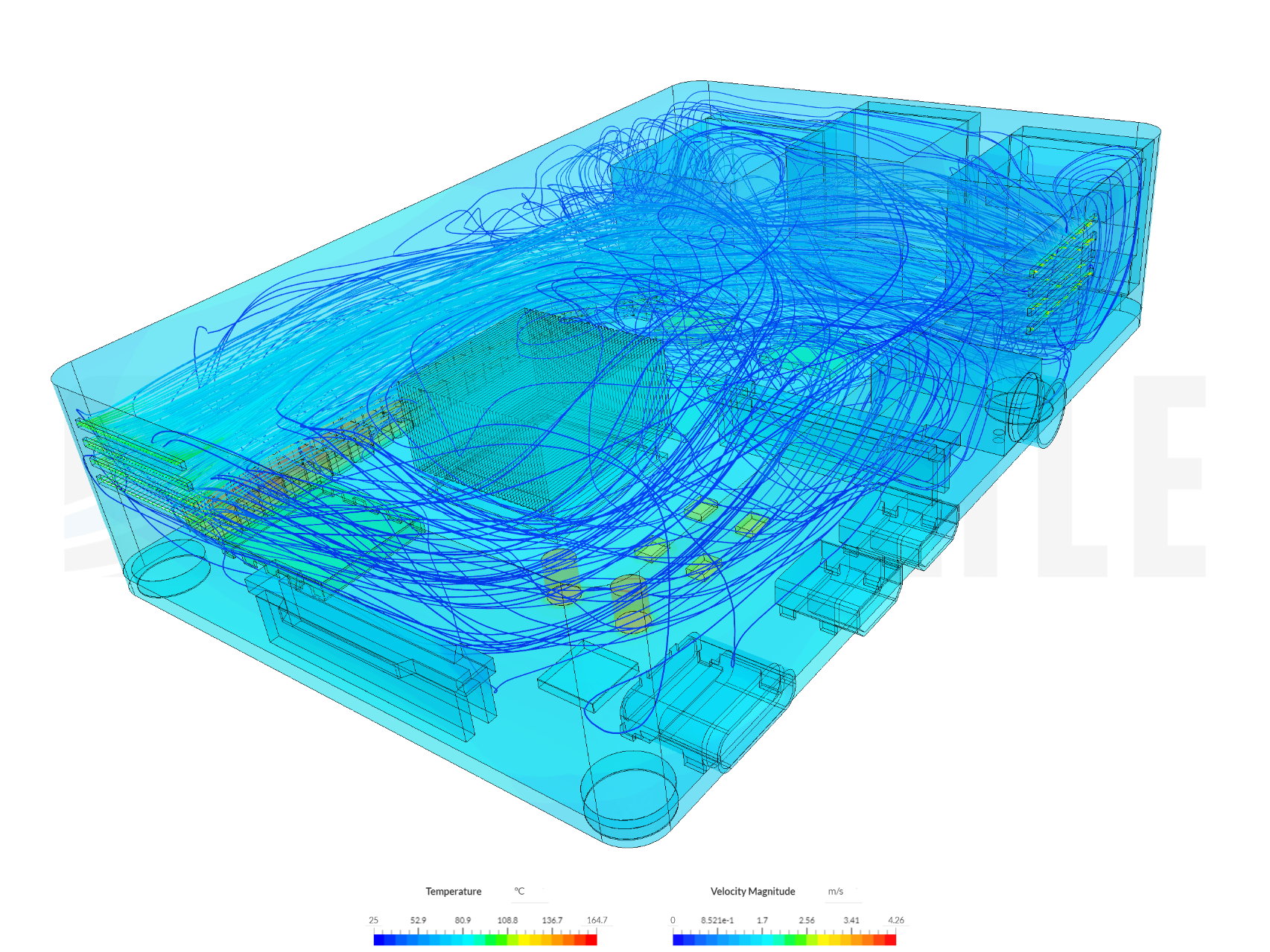 CPU Case, Thermal Flow image