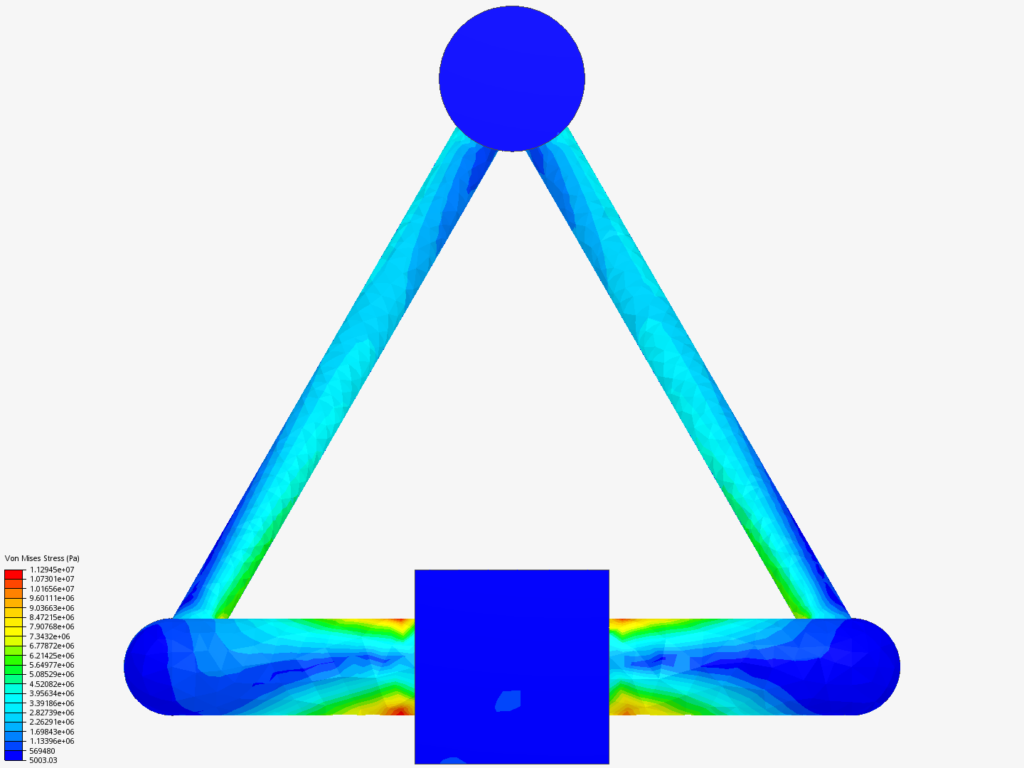 Tutorial - Linear static analysis of a crane image