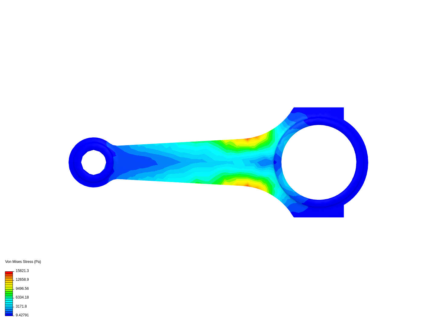 Tutorial 1: Connecting rod stress analysis image