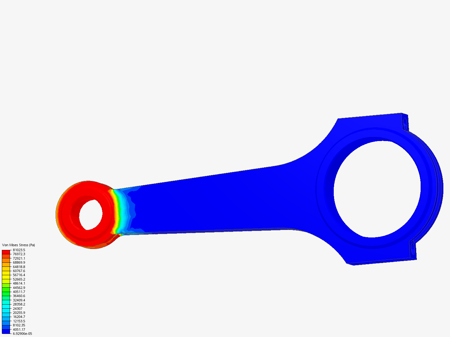 Tutorial 1: Connecting rod stress analysis image