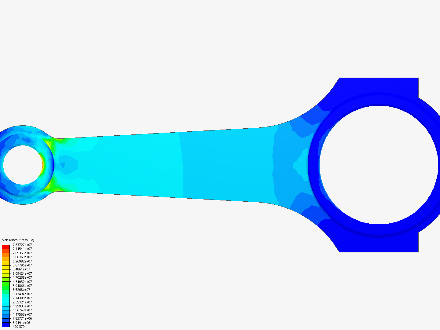 Tutorial 1: Connecting rod stress analysis image