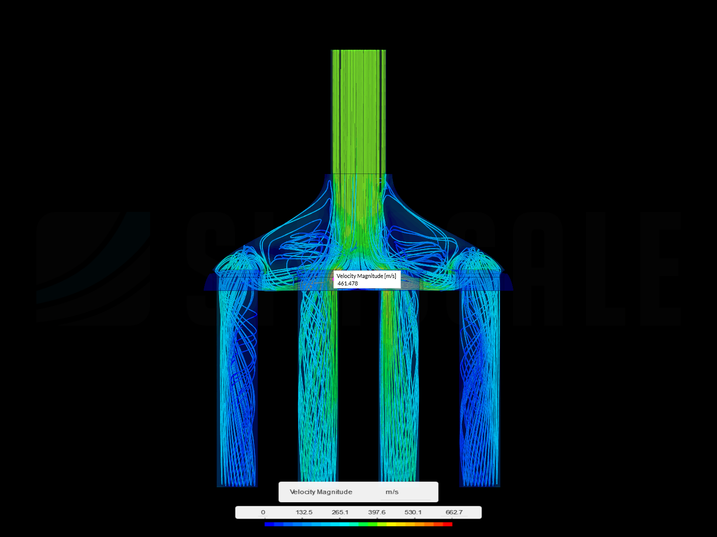 Intake manifold - Flow analysis image