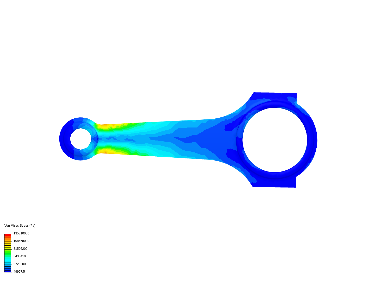 Tutorial 1: Connecting rod stress analysis image