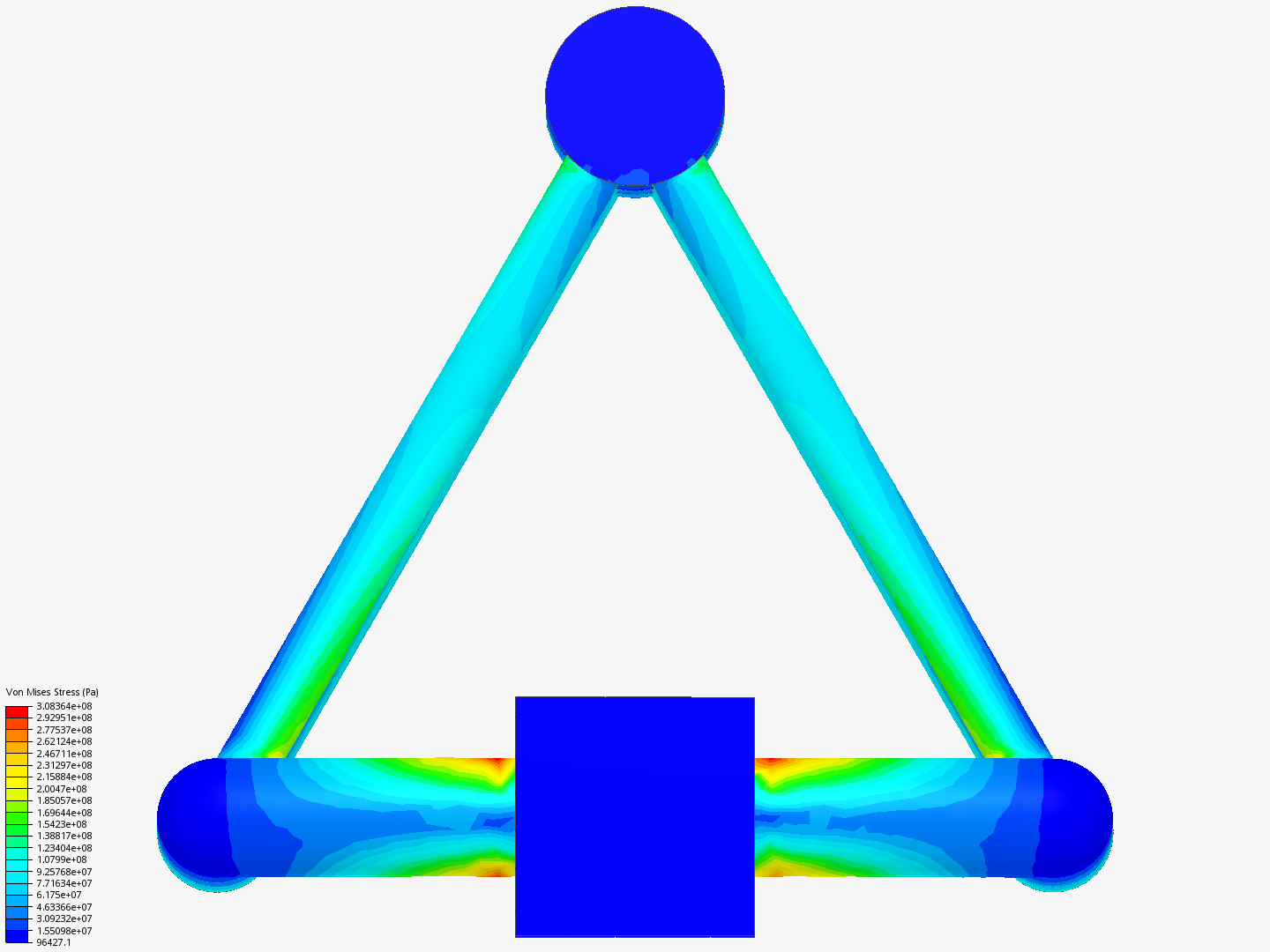 Tutorial - Linear static analysis of a crane image