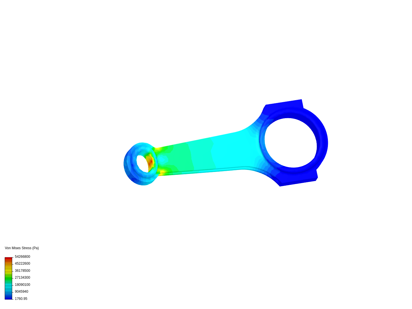 Tutorial 1: Connecting rod stress analysis image