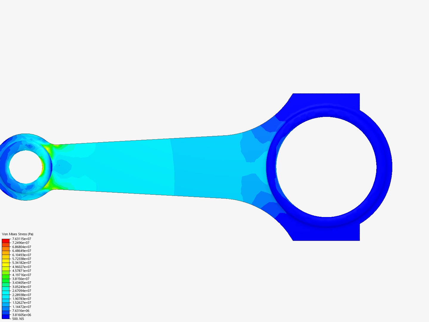 Tutorial 1: Connecting rod stress analysis image