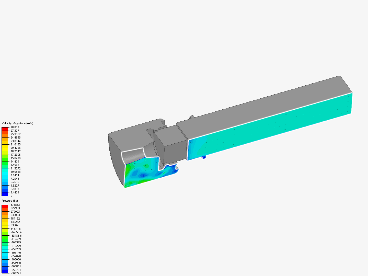 Tutorial: Fluid Flow Through a Valve image